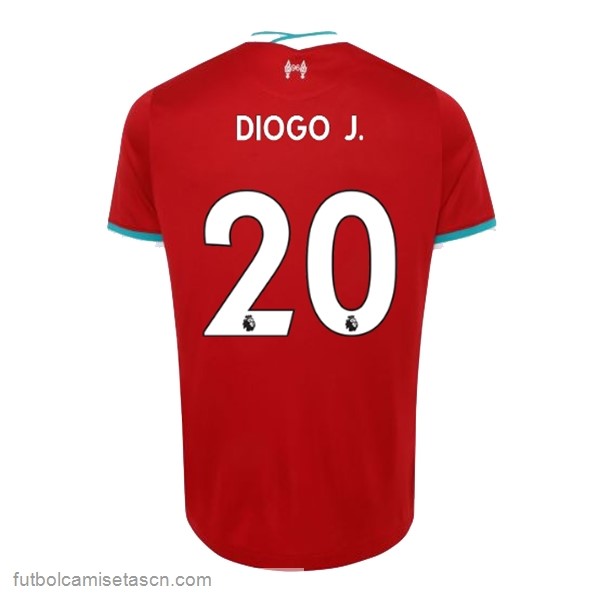 Camiseta Liverpool NO.20 Diogo Jota 1ª 2020/21 Rojo